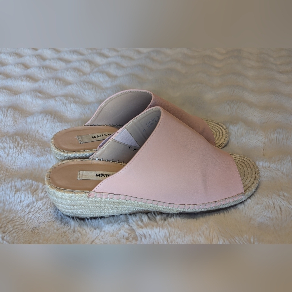 2/$20 Matt & Nat Blush Espadrille Slides - Picture 3 of 6